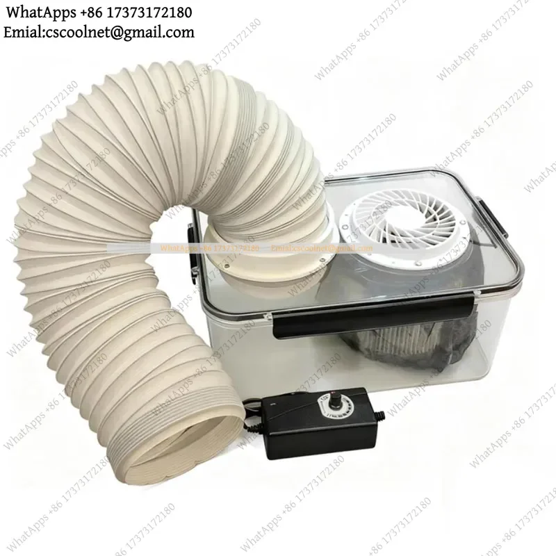 JS02 Small Desktop Dust Collector for Miniature Carving & Engraving Cleaning Equipment