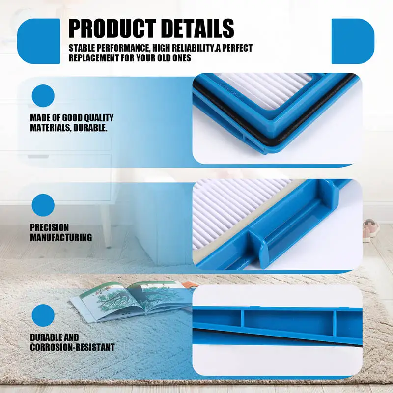 5 قطعة فلتر HEPA بديل متوافق مع ION Robot Fit لـ IQ Robot R101AE RV1001AE UR1005AE-A99X