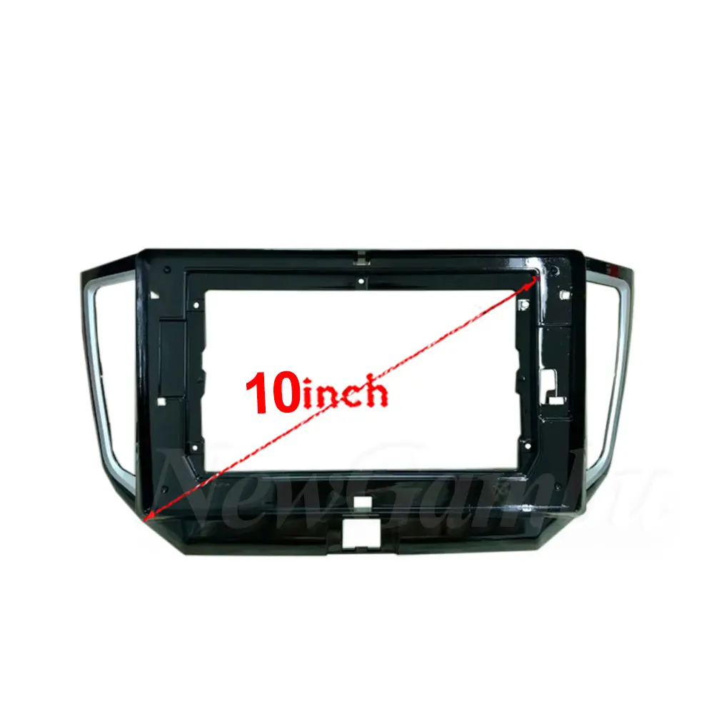 10 inch For Dongfeng Nissan Qichen T70 2015+ Frame Audio Adaptor Dash Trim Kits Facia Panel  Radio Player screen 2 Din