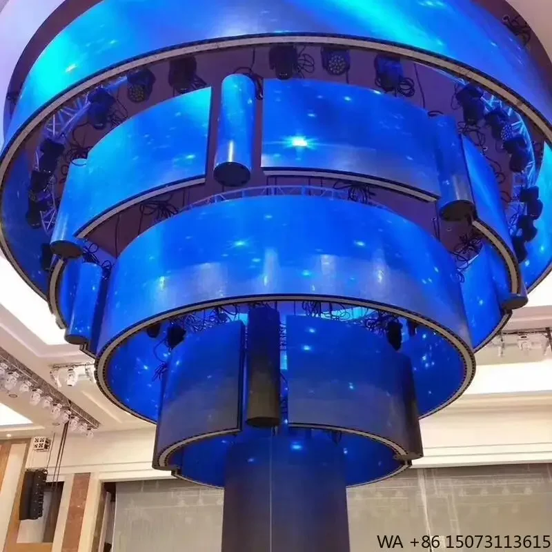 

High Grayscale Flexible Panels Seamless Connection LED Display for Indoor Use