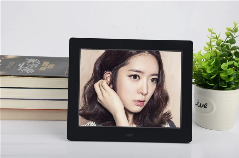 Heißer Verkauf Großhandel 10,1 Zoll elektronisches digitales Fotoalbum schlanker LCD-Bilderrahmen elektronischer Bilderrahmen