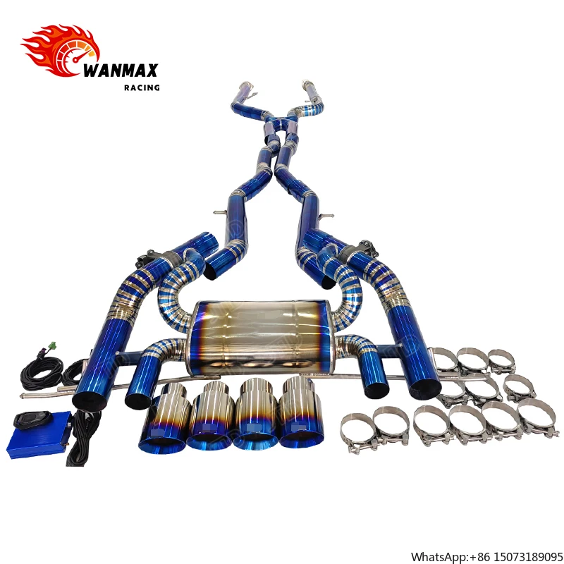 

High Performance Titanium Alloy Exhaust Catback System with Valved Muffler for G8X M3 M4