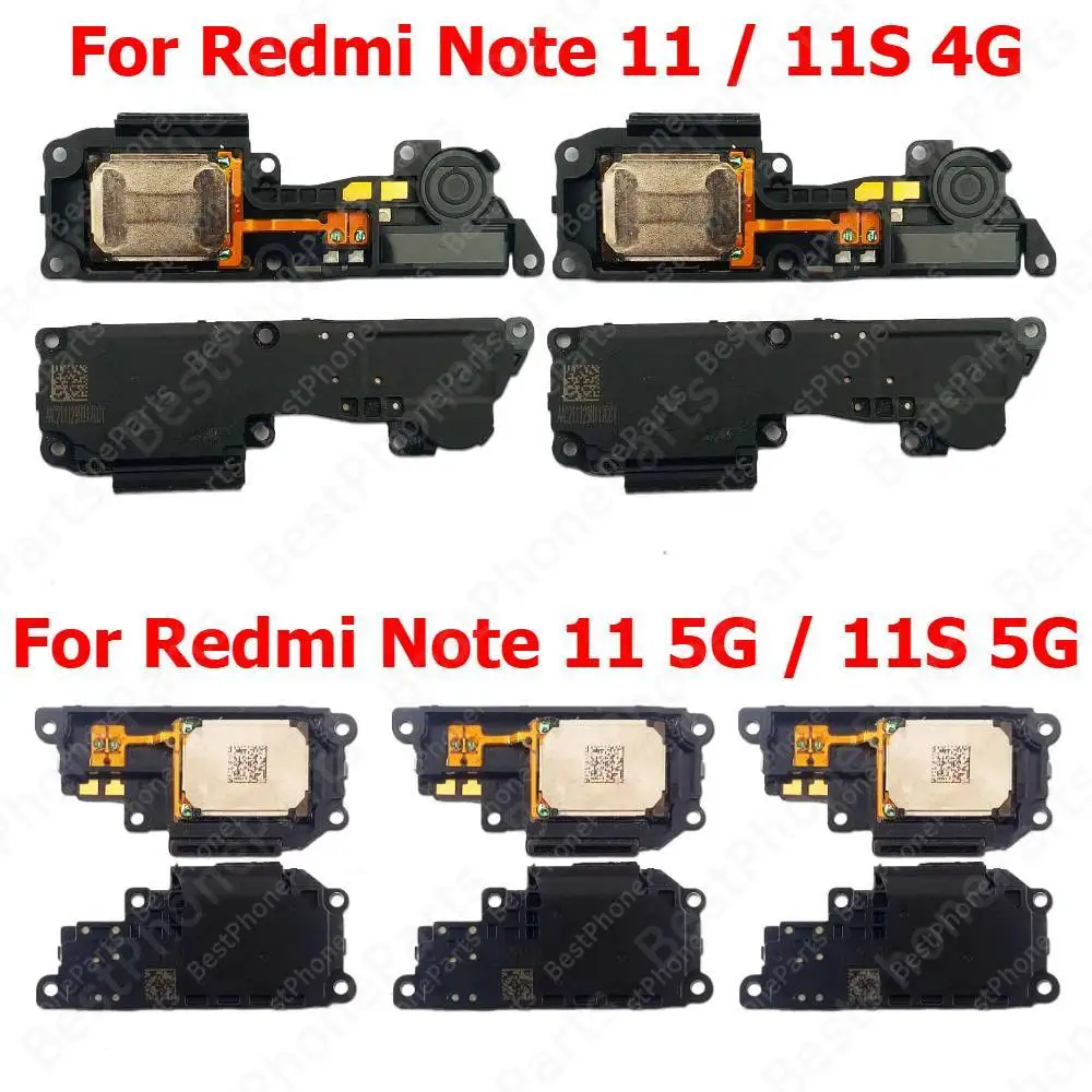 Loudspeaker For Redmi Note 11 Note11 11S 4G 5G Loud Speaker Buzzer Ringer Sound Module Mobile Phone Spare Parts