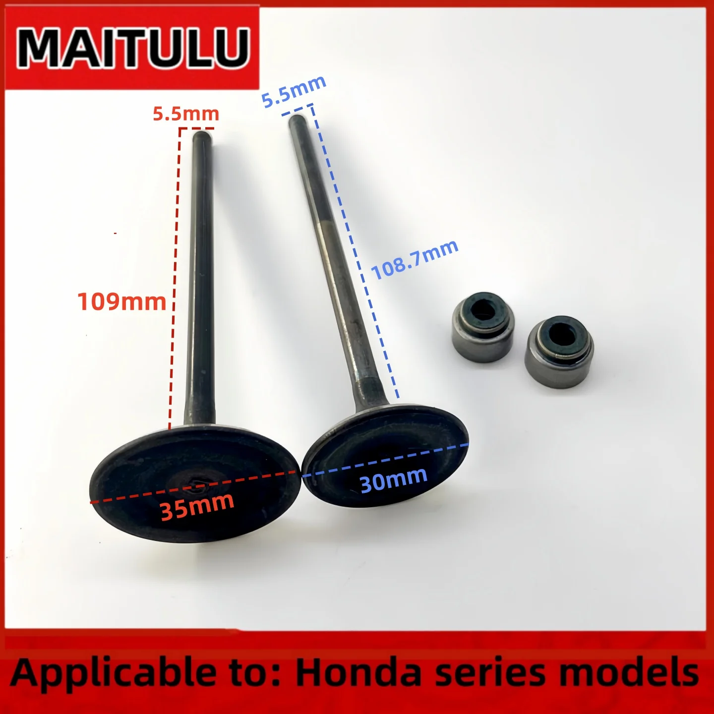 

14711-PNA-000 For Honda Odyssey, Accord, CR-V (2005, 2006, 2007) engine intake and exhaust valve kits 109mm 35mm 5.5mm