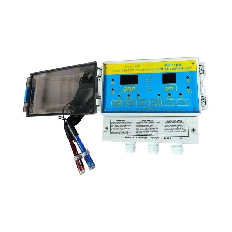 Safe and efficient aquaculture water quality monitoring system Automatic controller Sensor Swimming pool dosing