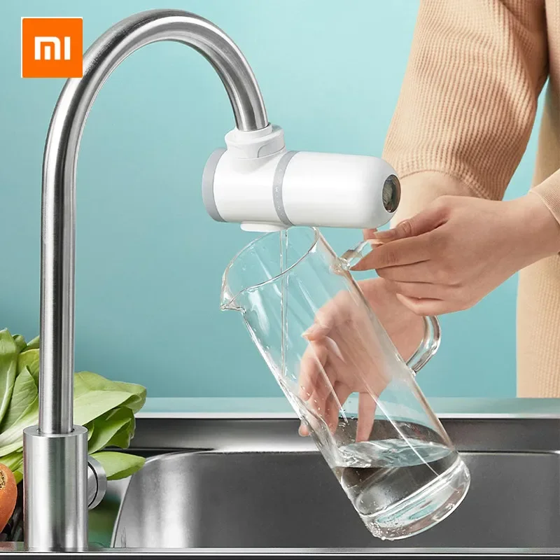 Xiaomi-purificador de agua 2 para grifo de cocina, percolador con filtro de agua, dispositivo de filtración de carbón activado, eliminación de bacterias y óxido