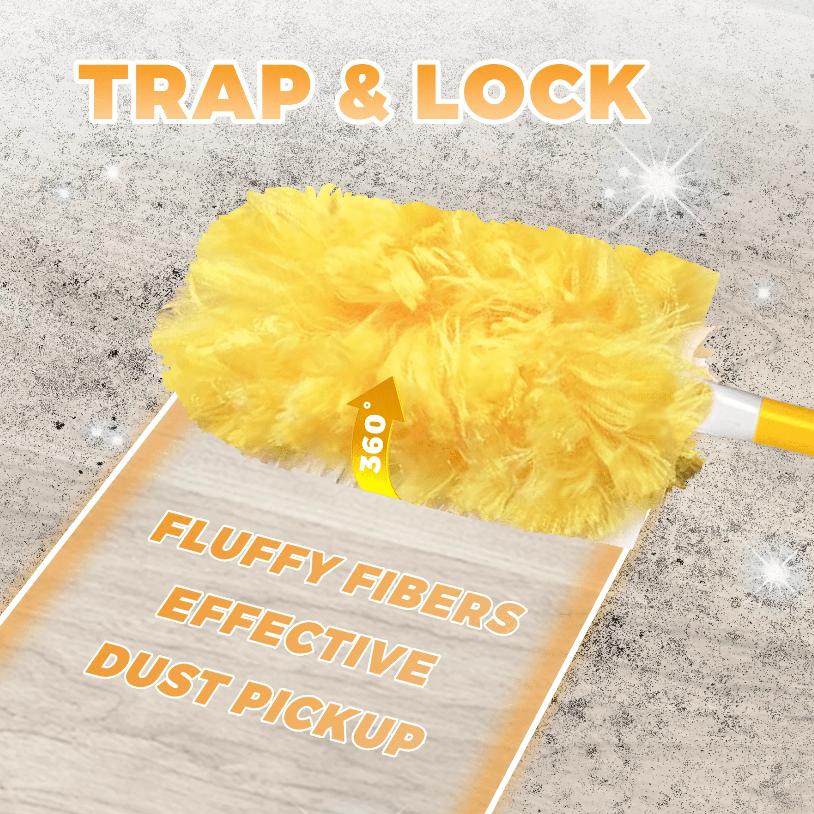 360° Dusting Brush Head Electrostatic Precipitator Cleaning Spider Web Super Efficient Duster Kit Multi Surface Refills Supplies