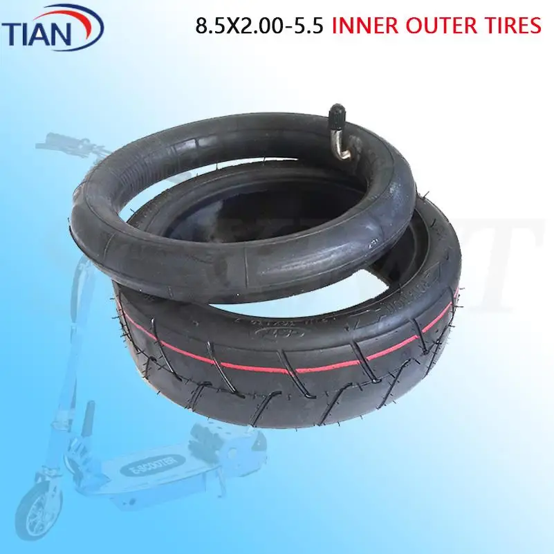 For CST 8.5x2.00-5.5 Inner and Outer Tyres Electric Scooter Scooter Thickened Wheel Tires