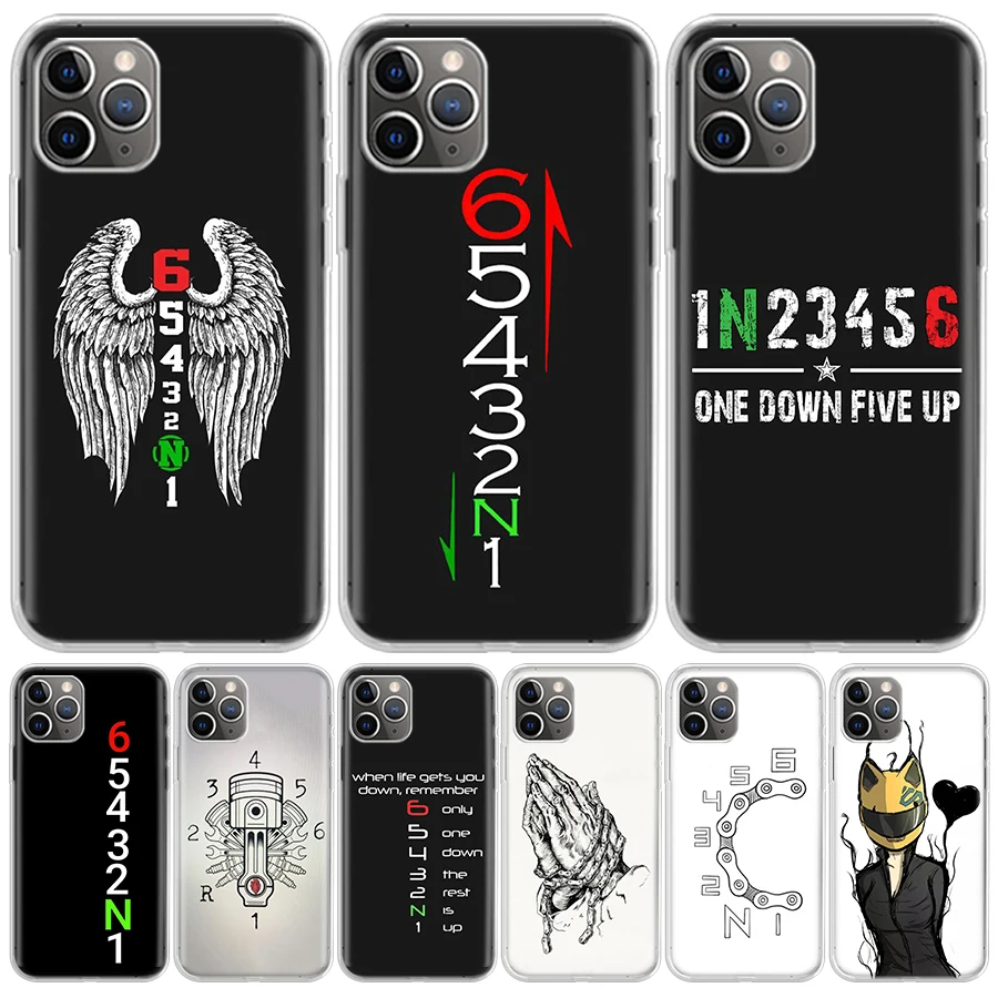 1N23456 Cool Motorcycle For iPhone 16 15 14 13 12 11 Pro Max Phone Case X XS XR 7 Plus Print 8 SE Apple Fundas Cover Coque