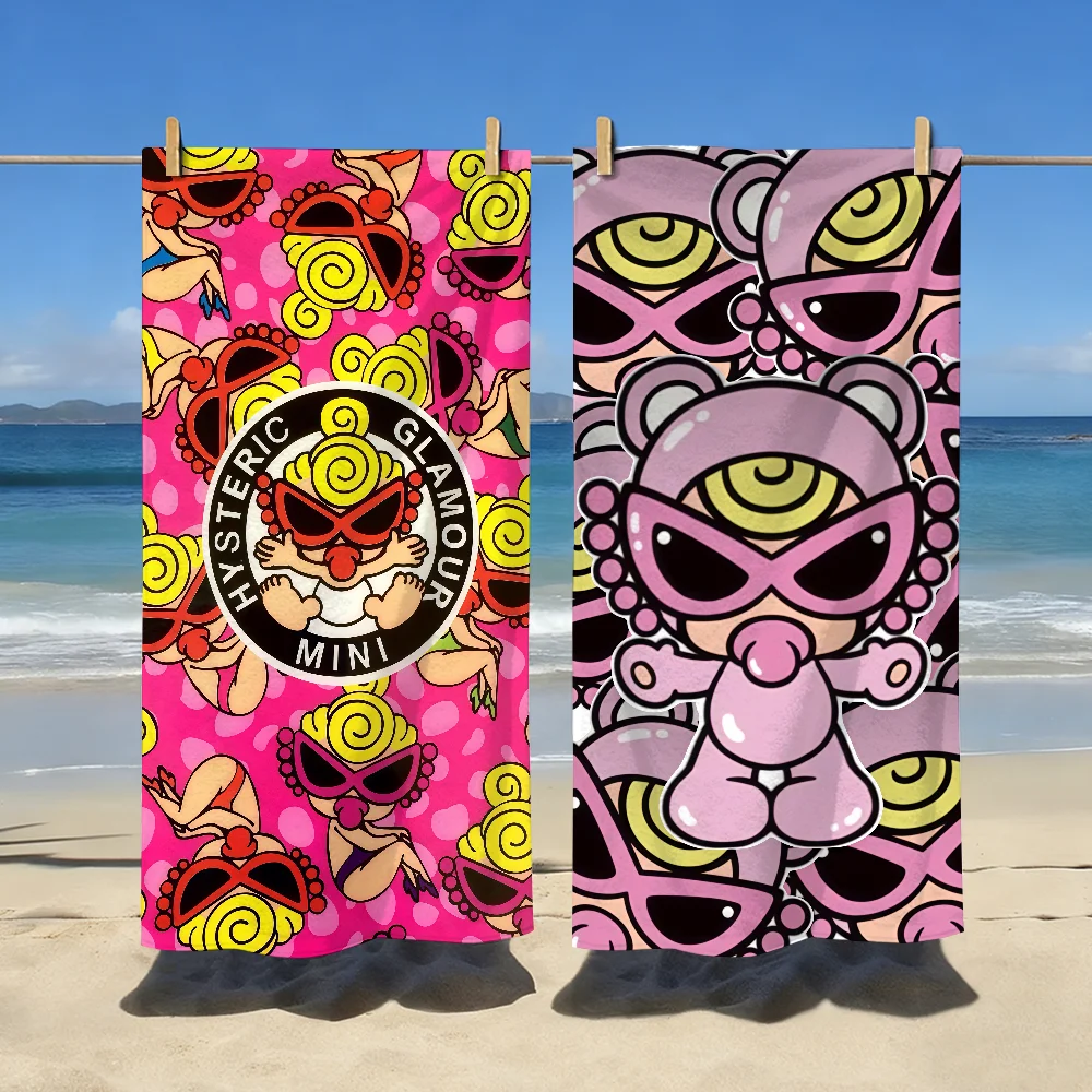 Fashion Hysteric mini Towel Sports Quick Dry Travel Camping Sandproof Soft Light Large Beach Towel