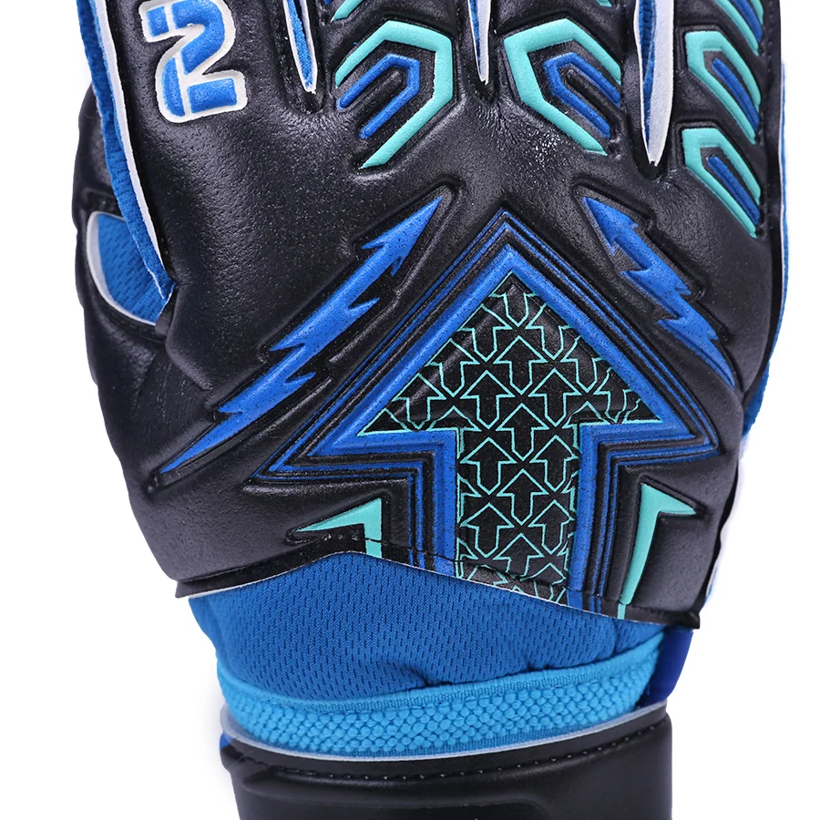 Sarung Tangan kiper ฟุตบอลหนาแบบมืออาชีพถุงมือผู้รักษาประตูวัยรุ่น