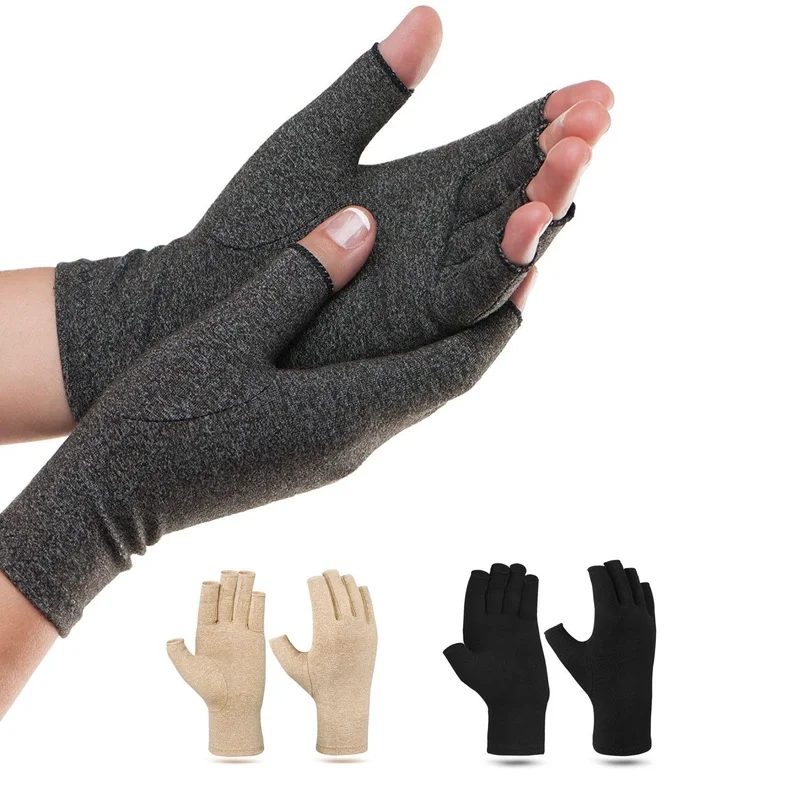 1 Pairs Arthritis Gloves Touch Screen Gloves Anti Arthritis Therapy Compression Gloves and Ache Pain Joint Relief Winter Warm