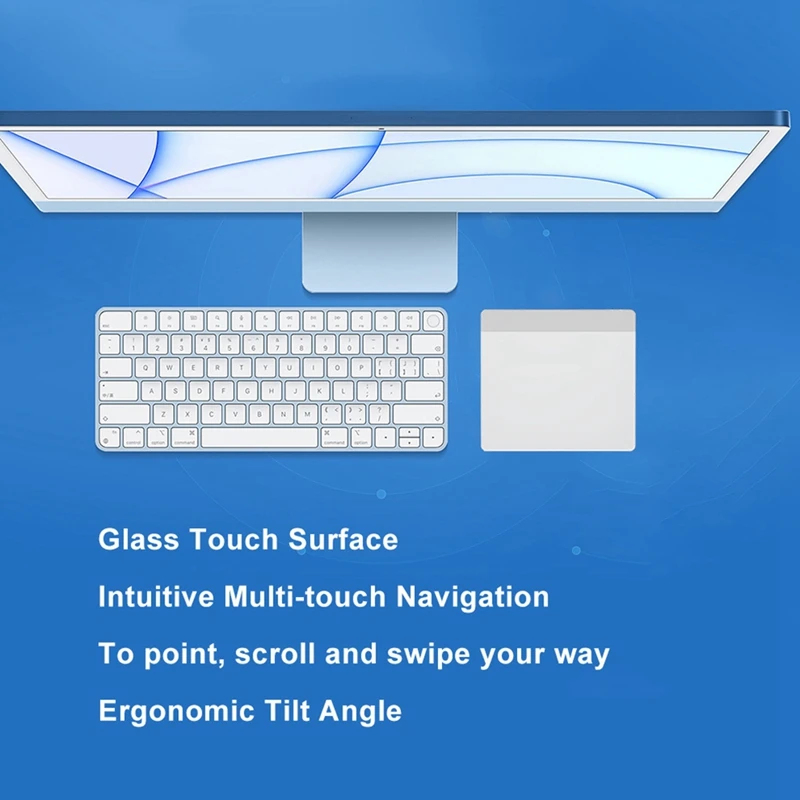 Rechargeable Bluetooth Touchpad Trackpad Magic Mouse Tracking Method Trackball Force And Multi-Touch For Ipad Laptop