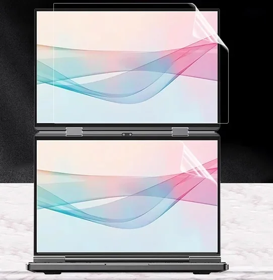 Main Screen film + Secondary Screen film for GPD Duo Dual-Screen Screen Protector Film 13.3/13 inch PET Protective Films