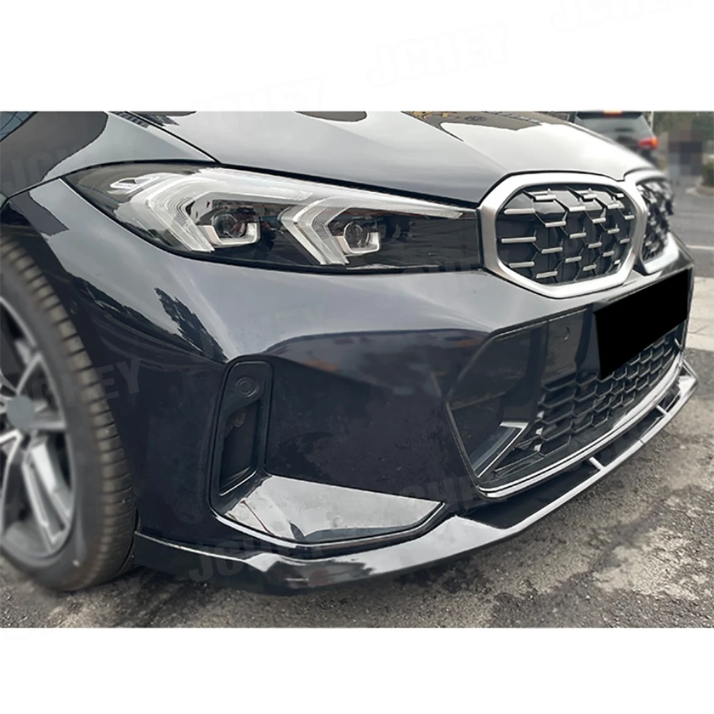 

JCHEY для BMW Новая 3 серия G20 G28 LCI Sport 2023+ ABS FRP Передний бампер, спойлер, обвес, защита переднего бампера, стайлинг для автомобилей