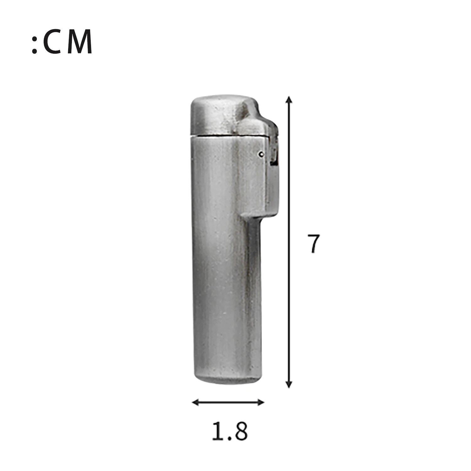 Metal Toothpicks Holder Zinc Alloy Capsule Bucket Box Hiking Portable Toothpick Needle Case Handmade Storage Box