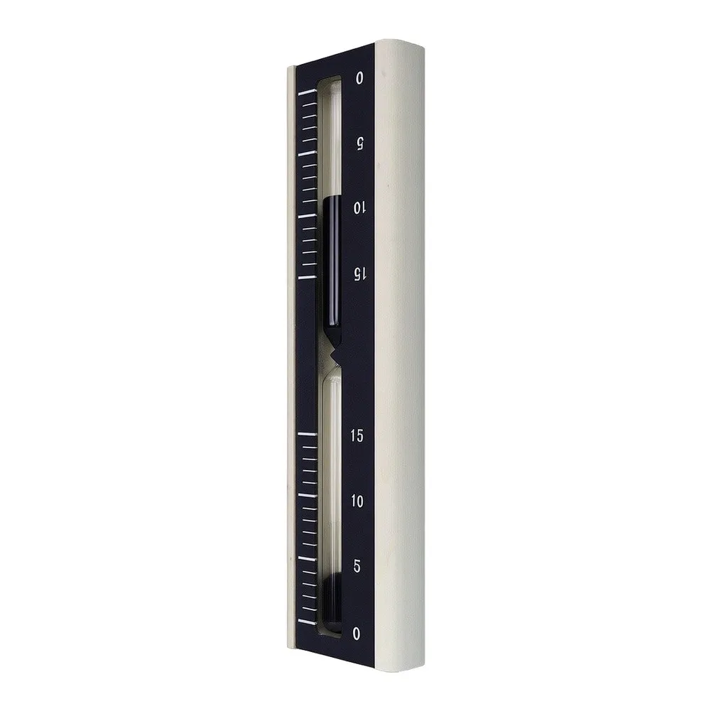 German Made Analog Wall Thermometer with Beechwood Housing and Temperature Range of 10 to 120 Fahrenheit for Indoor Outdoor Use