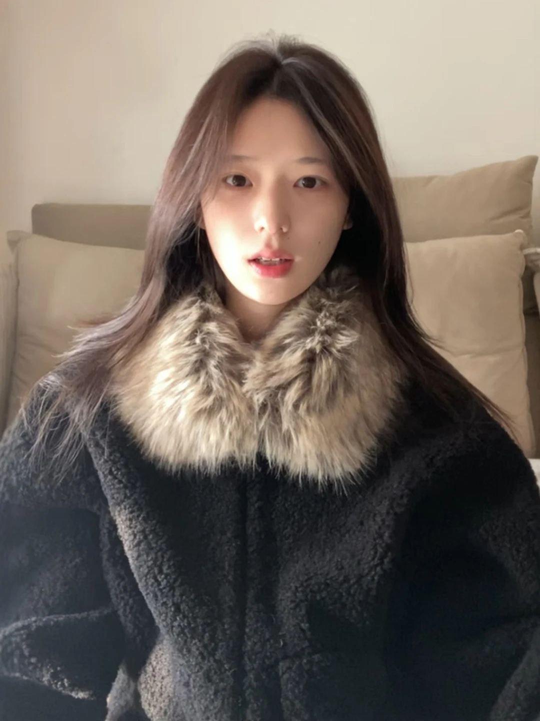 

Уникальное женское зимнее пальто в корейском стиле, свободного кроя, красивое и нежное, для более молодого образа