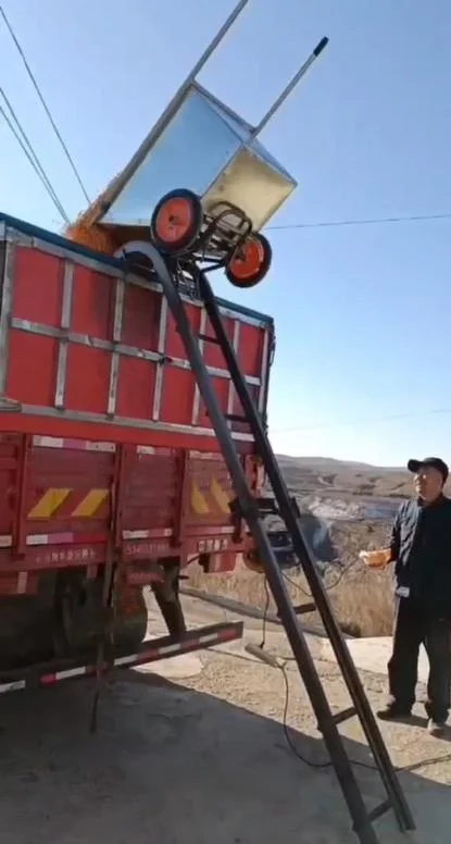 

Sand bucket lifting-climbing-crawler feeder-automatic lifting-artifact handling