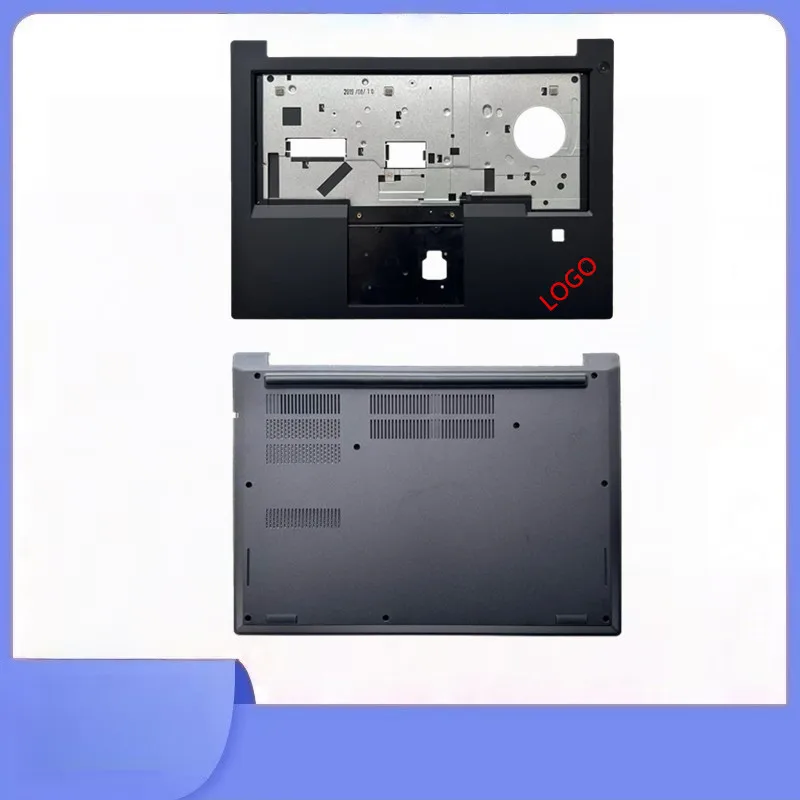 

New For Lenovo ThinkPad E490 R480 E485 E480 Laptop Upper Case Palmrest Cover /Bottom Base Cover Lower Case plastics