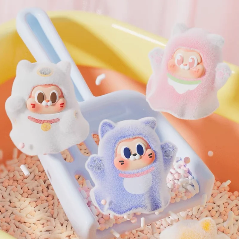 ของแท้ Sllo Oh พฤษภาคมแมวใช้ Ghost Meow Series น่ารักกล่องตาบอดเครื่องประดับ Flocking หญิง Hand-Made ของขวัญของเล่นตุ๊กตาชุด