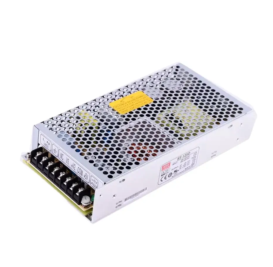 MEAN WELL RT-125 Series Triple Output Switching Power Supply 125W RT-125A RT-125B RT-125C RT-125D