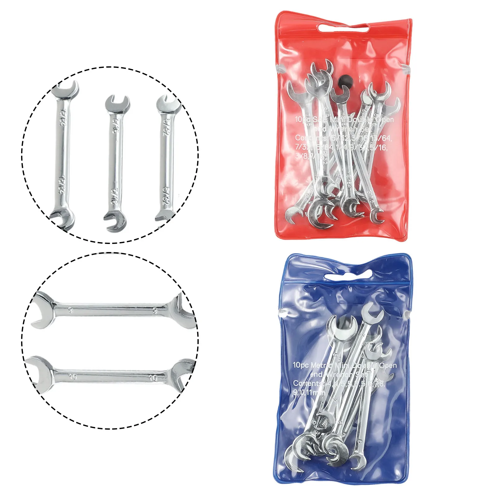Automobile Combination Spanner Set Pcs Portable Tool Metric for sae for imperial Package Packaging Pc Metric Mm Mm Pc for sae