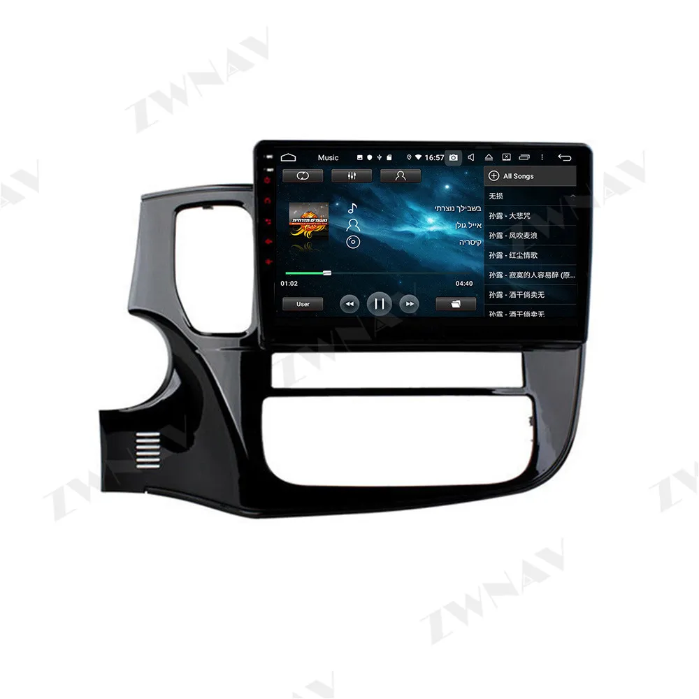 Upgraded versionAndroid Car Tape Radio Recorder for   Outlander 2013 - 2018 Multimedia Player Stereo GPS Navi Video Hea