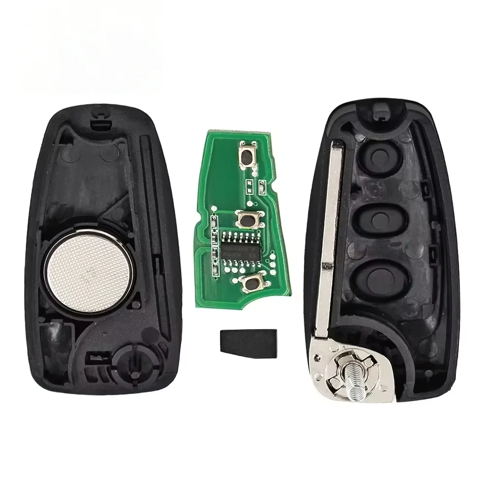 SUPERKEY FCC A2C53435329 Flip Remote Key 433Mhz FSK ID63 80BIT(4D83)/ID49chip for Ford Transit Custom Connect 2012-2019