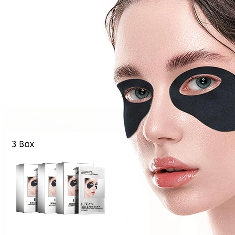 

Ilisya-30Pcs Eye Mask For Dark Circles Brightening Resveratrol Hydrating Anti-aging Eye Patches Puffines Wrinkle Eye Care-10pcs