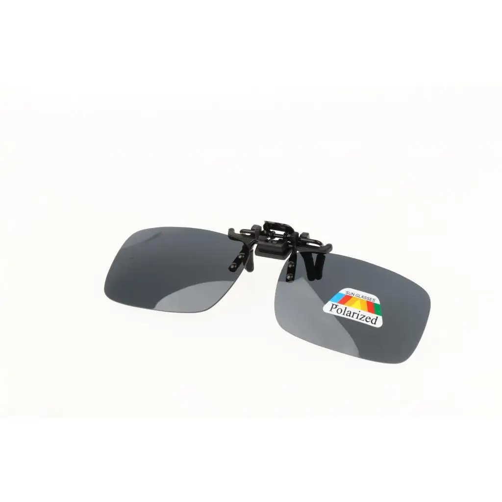 Frameless Clip on Sunglasses Polarized Lenses Lightweight Scratch Proof Optical Lenses for Fishing Boating Driving