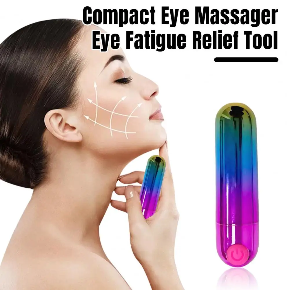 Electric Massager Eye Beauty Adjustable Vibration Massage Eye Fatigue Relief Waterproof Mini Massager Eye Beauty