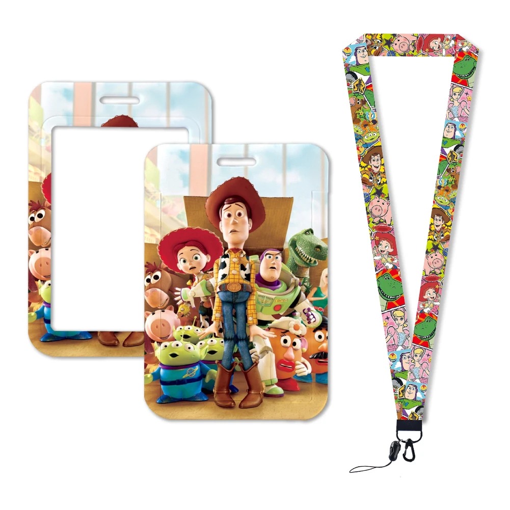 Disney Toy Story Lanyards Kaart Nekband Lanyards Id Badge Houder Sleutelhanger Sleutelhanger Hang Touw Sleutelhangers Accessoires Geschenken