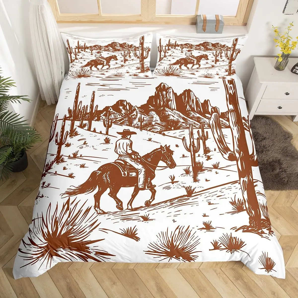2/3pcs bedding set Digital Print Comfortable Duvet Cover for Home Bedroom Decoration, 1 Duvet Cover and 2pillowcase with Zippers