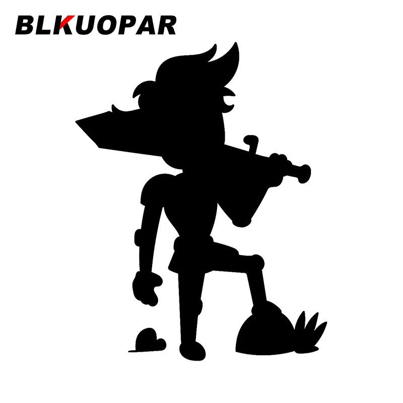 

BLKUOPAR for A Fighting Elf Carrying Arms Car Stickers Scratch-Proof Decals Accessories Caravan Trunk Decor Car Door Protector
