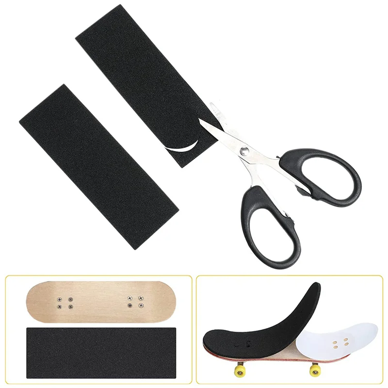 144 piezas de cinta de agarre de espuma para diapasón, cinta adhesiva de espuma, cinta de agarre de espuma antideslizante negra para Mini tablas