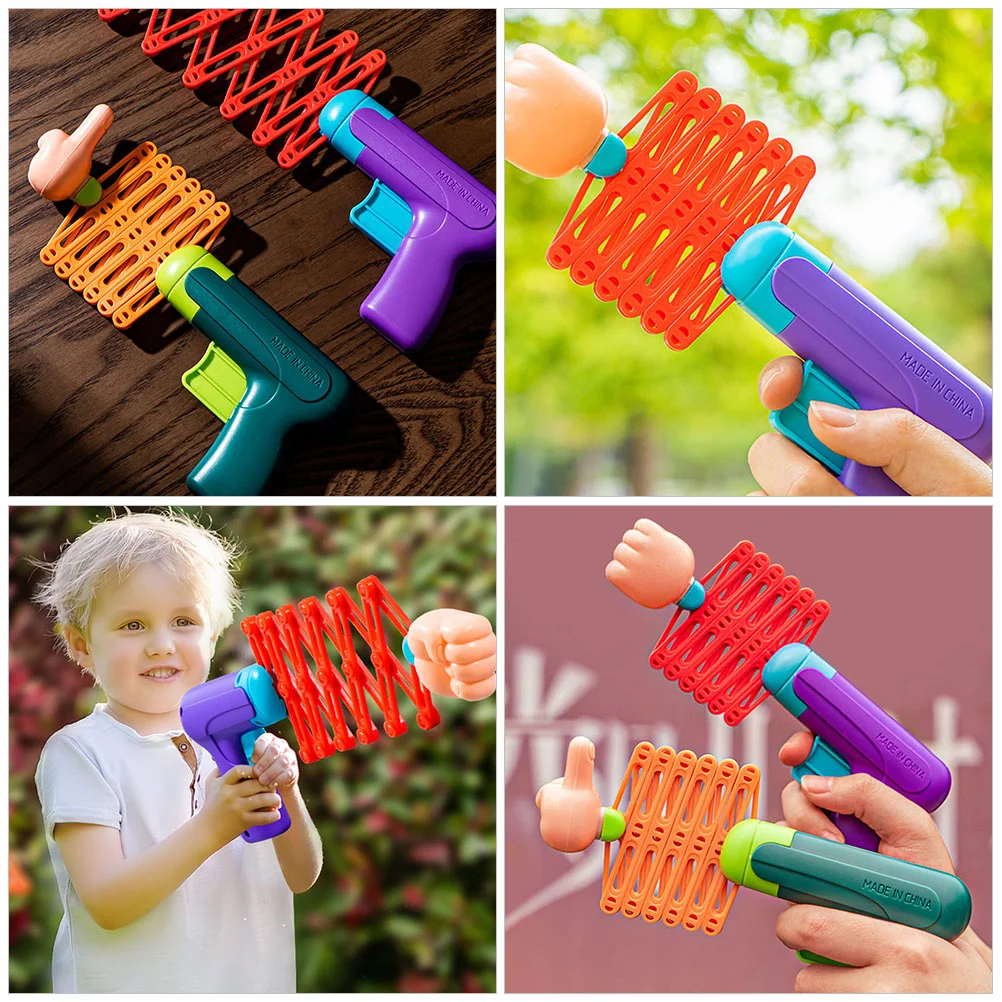 Telescopic Toy Retractable Fist Outdoor Toys for Kids Stress Wind up Plastic Office