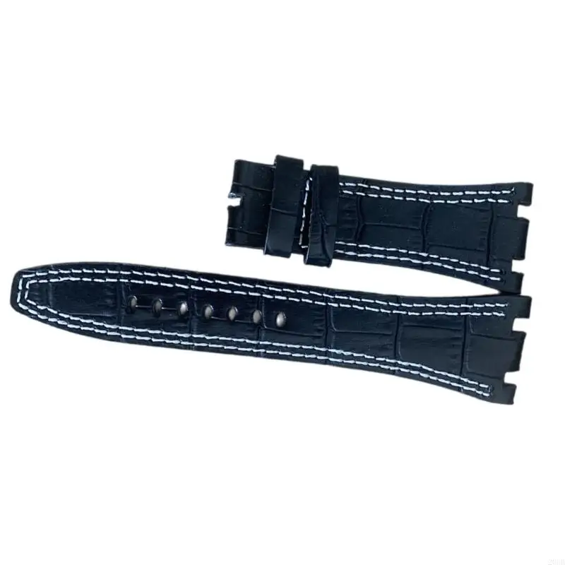 Banda cuero liberación rápida pulsera a prueba sudor 20cb para pulsera flexible 28 mm