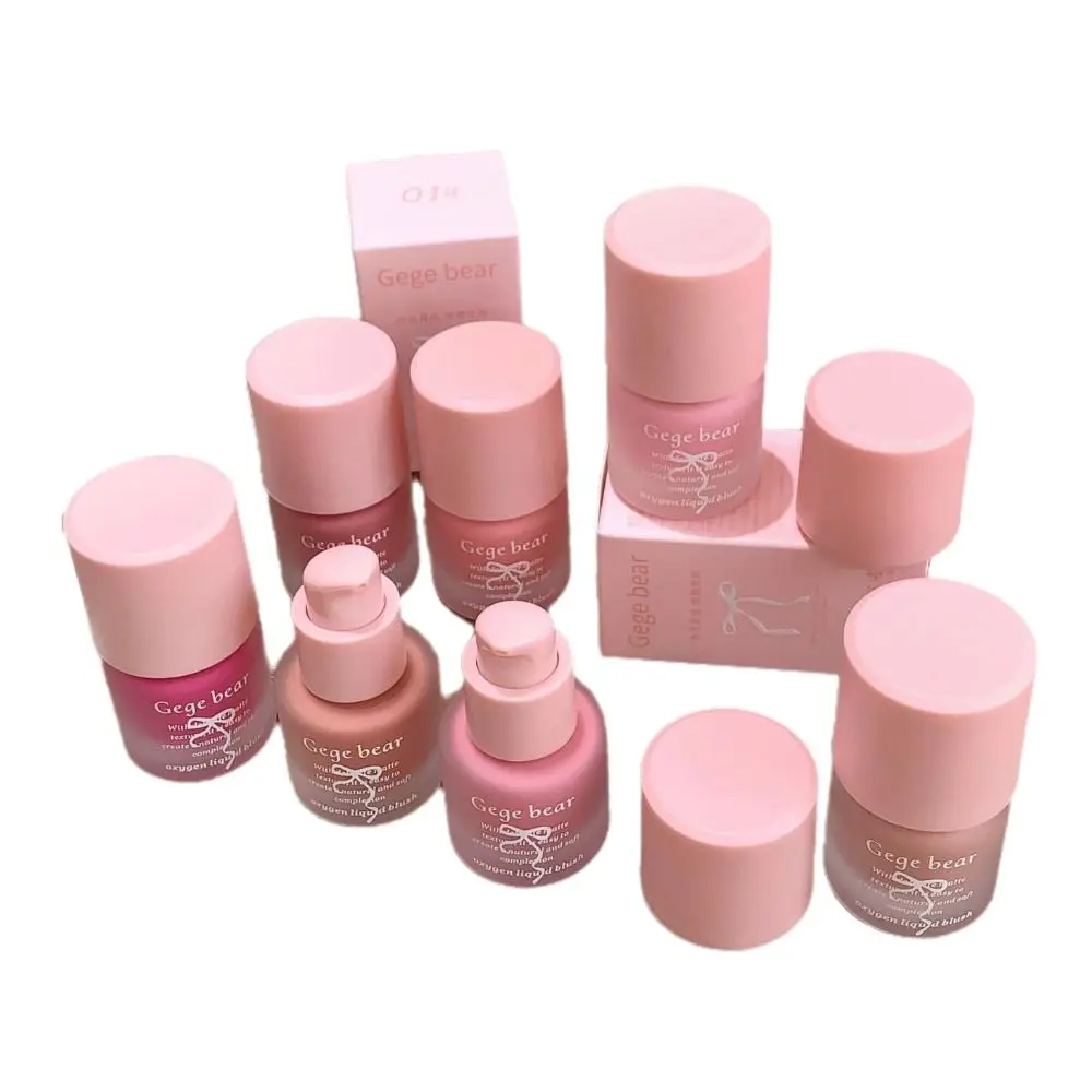 Fard à joues liquide à lumière naturelle, effet éclaircissant longue durée, imperméable, pour appliquer le Rouge du visage, toutes les couleurs de peau