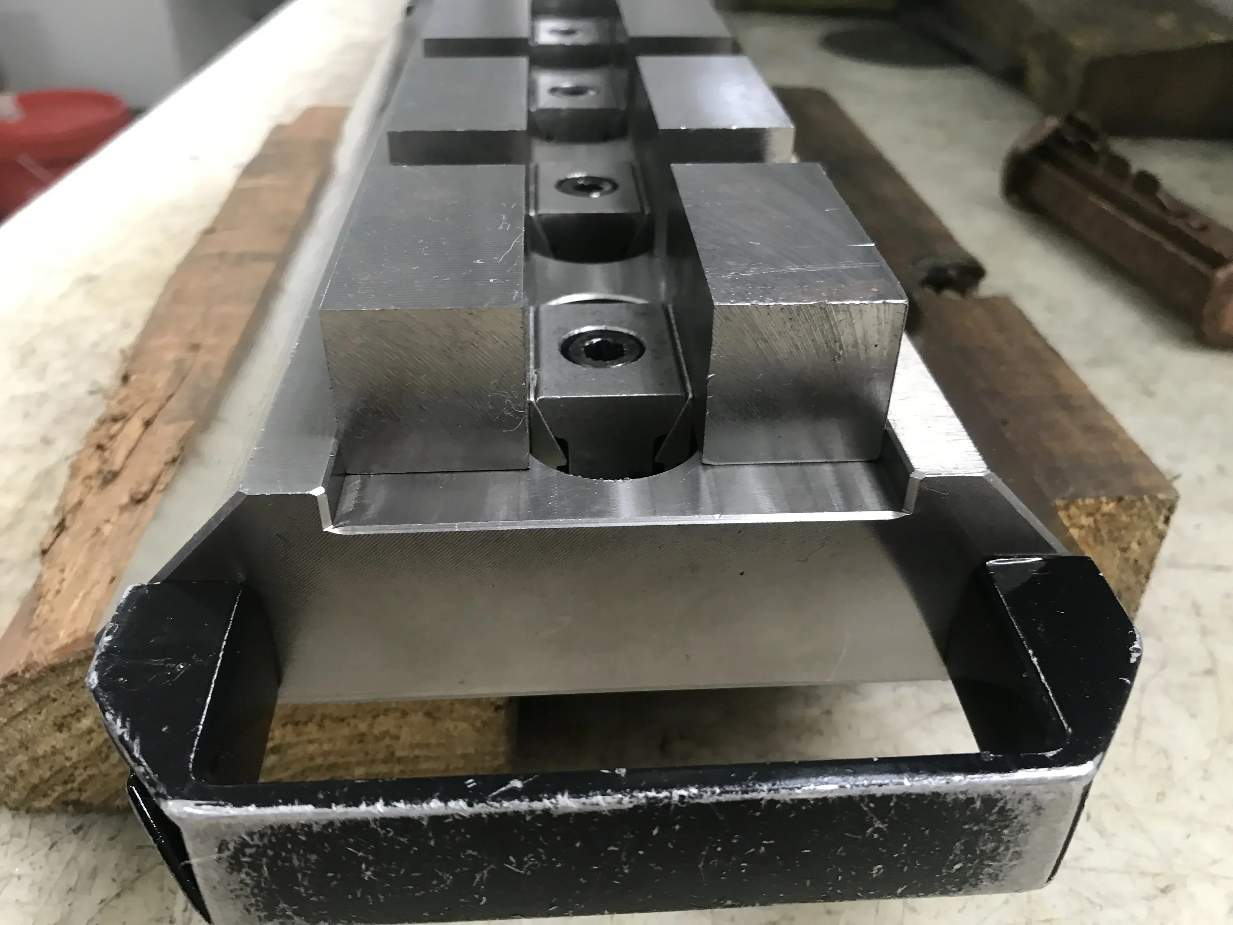 Imagem -04 - Vice Cnc Processamento de Produtos em Lote ok Dispositivo Elétrico de Precisão Multi Estação Fixa Pequeno Bloco de Fixação de Suporte Interno ok