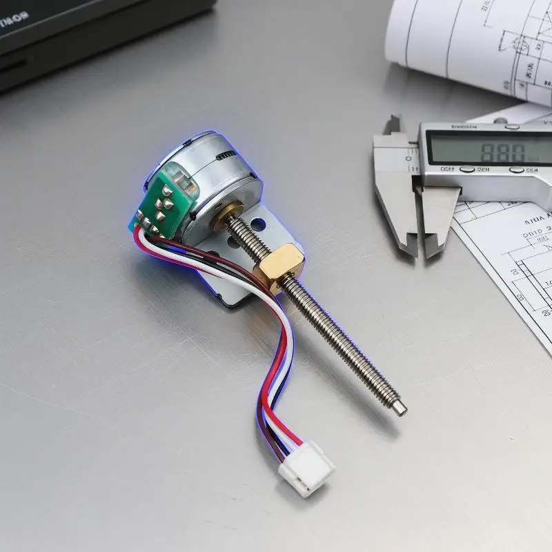 »Low Vibration 2 Phase 4 Wire 15MM Micro Stepper Motor Screw Shaft Linear Actuator for Portable Devices
