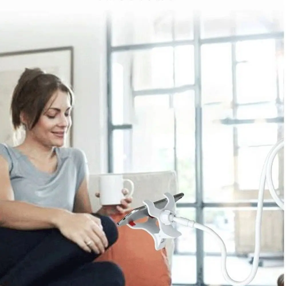 新しい高品質電話サポートマウントラック、フレキシブルベッドデスクトップブラケット、スマートフォンスタンド、ポータブルブラケット、携帯電話ホルダー