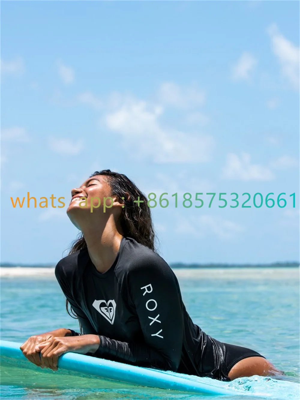 Women Surf Rash Guard Surfing Diving Swimwear Tight Long Sleeve T-Shirt Snorkeling Skins Top Protection Swimming RashGuard