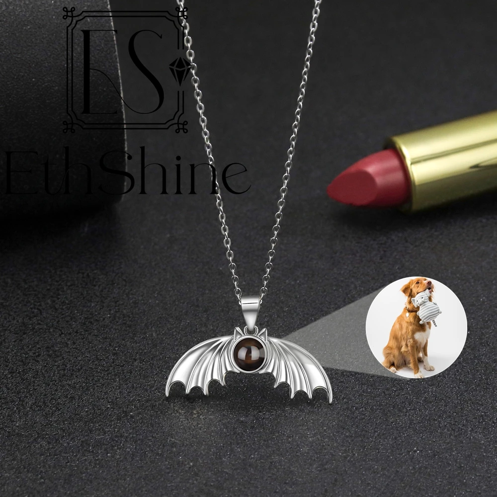 

Custom Photo Necklace for Women Personalized Projection Photo Necklace Birthday Christmas Gift