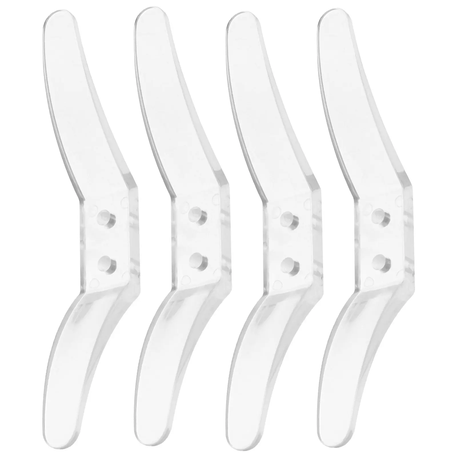 4Pcs Blind Positioning Hooks Safe Blind Cord Cleats Easy Install Window Cord Holder Accessories Curtain Hooks