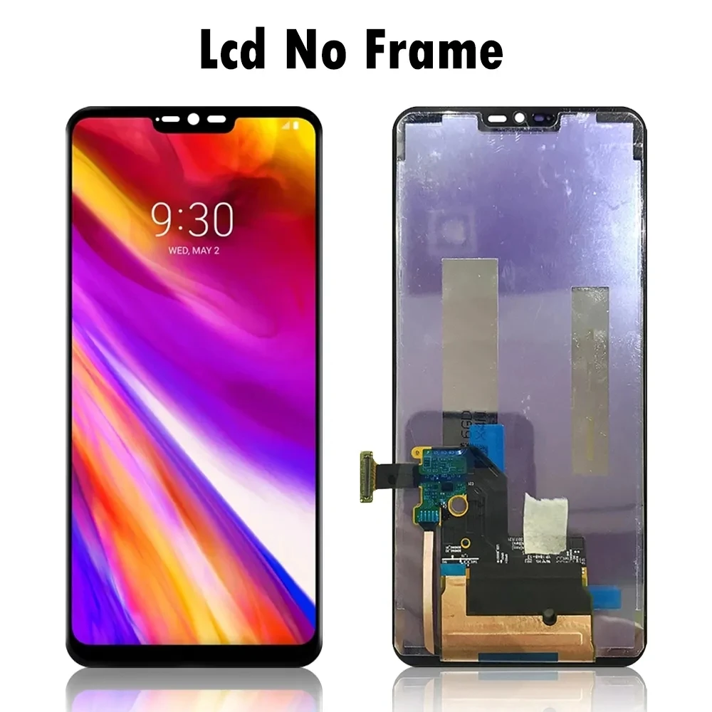 Original LCD For LG G7 ThinQ LCD Display G710EM G710EMW G710EAW G710AWM G710N With Frame Display Touch Screen Digitizer Assembly