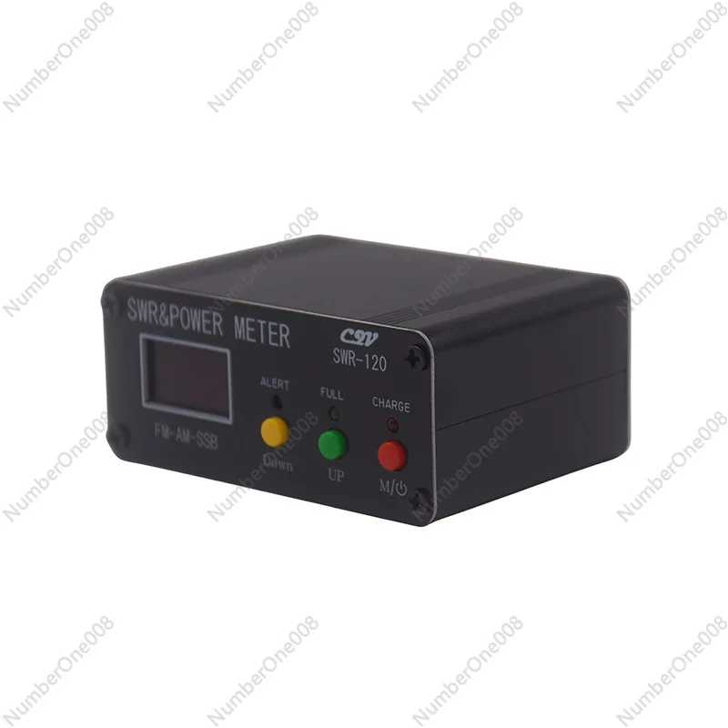 120W HF Standing Wave Meter SWR-120, 1.8-50MHz Digital Power Meter with OLED Display, Built-in Battery for Amateur Radio DIY - view 5