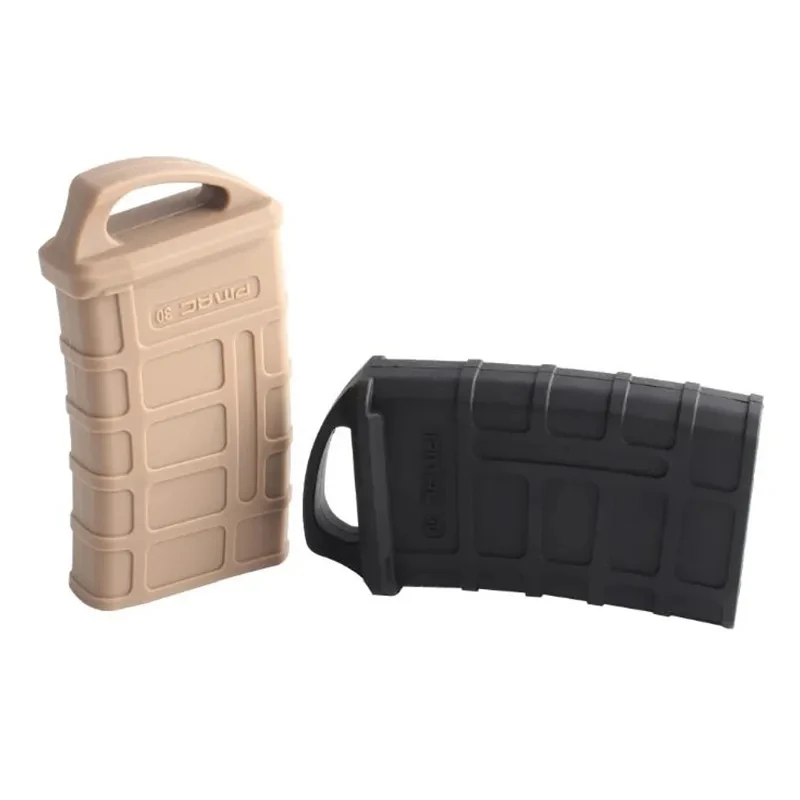 Tactical M4/M16 Fast Magazine Rubber Holster 5.56 Mag Bag Sleeve Rubber Slip Cover Gun Airsoft Cartridge Hunting Accessories