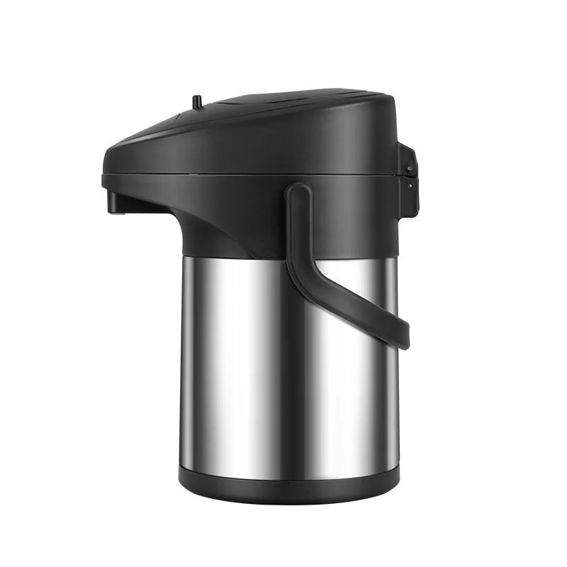 

SIMELO 2.5L 304 Stainless Steel Vacuum Airpot Pressure Thermo Press Pump Restaurant Insulated Bottle Coffee Pot Vacuum Jug Flask