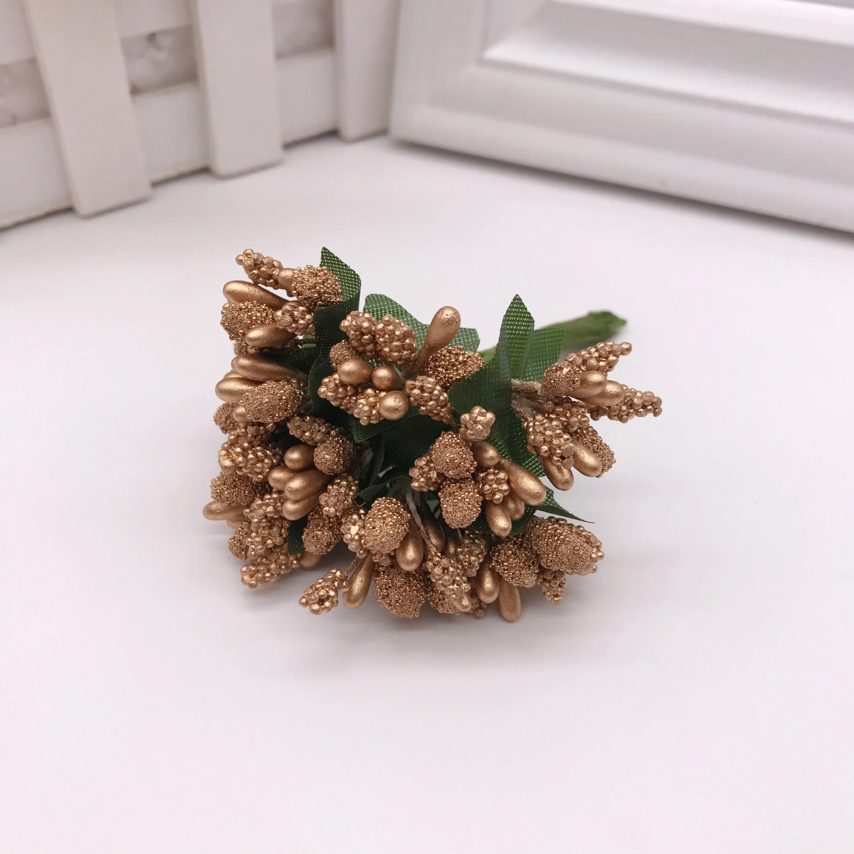 Mini Artificial Flowers Stamen Fake Flowers for Home Decor Wedding Decoration Bride Bouquet Garland Flower Wall Gift Accessories
